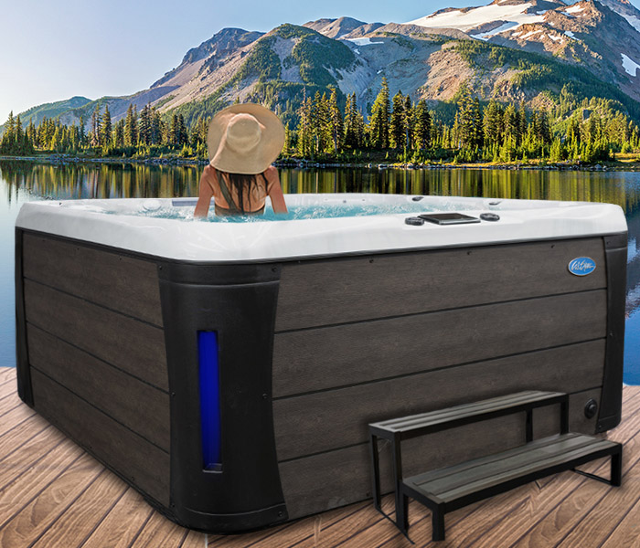 Calspas hot tub being used in a family setting - hot tubs spas for sale Mammoth Lakes